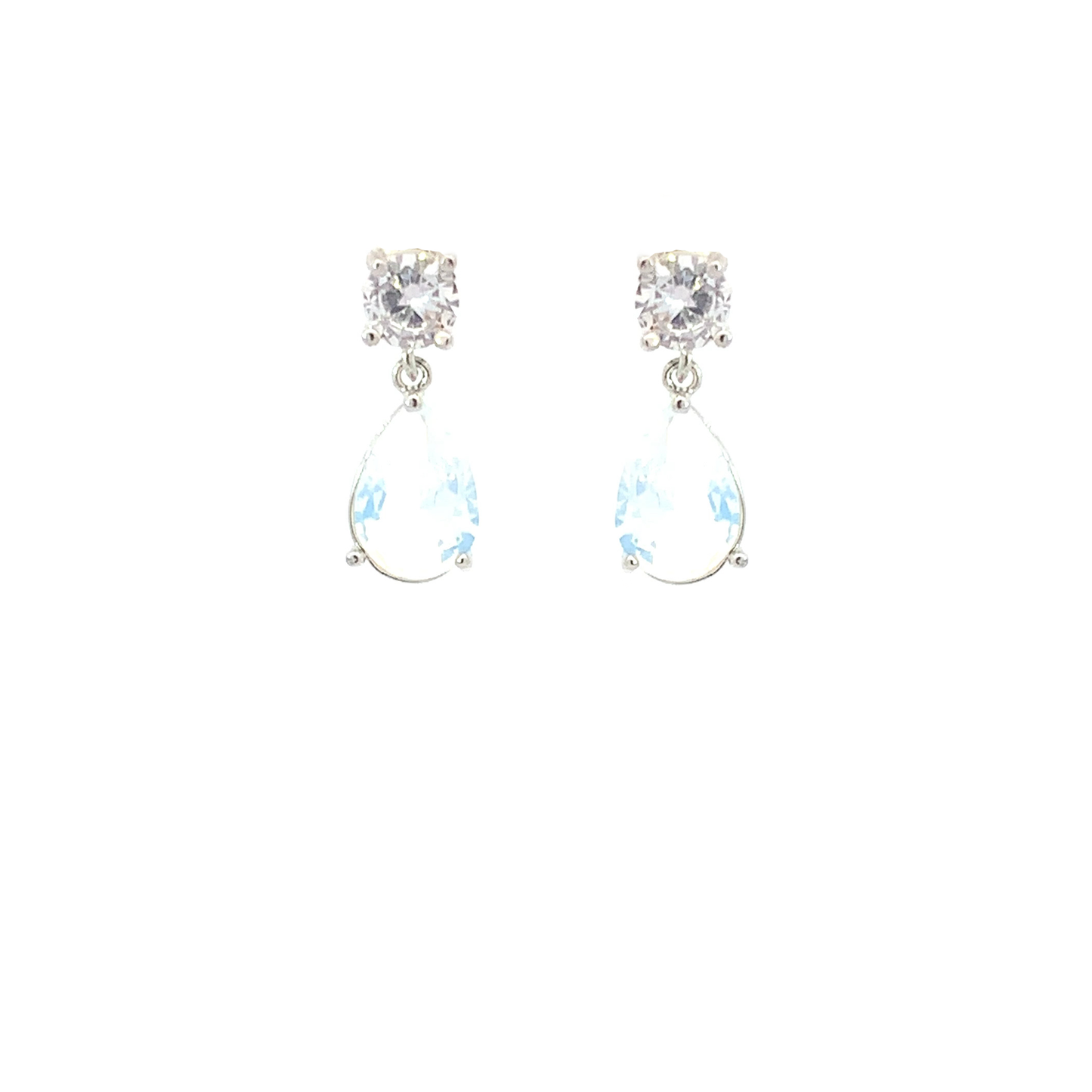 June birthstone pear drop earrings