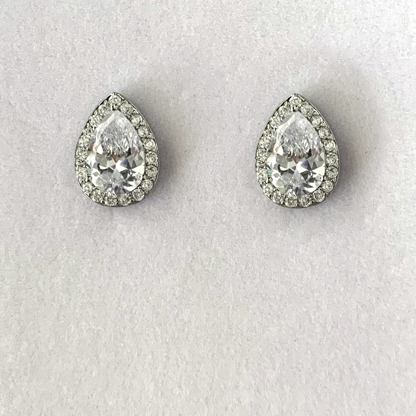 Olivia Pear Stud Earrings
