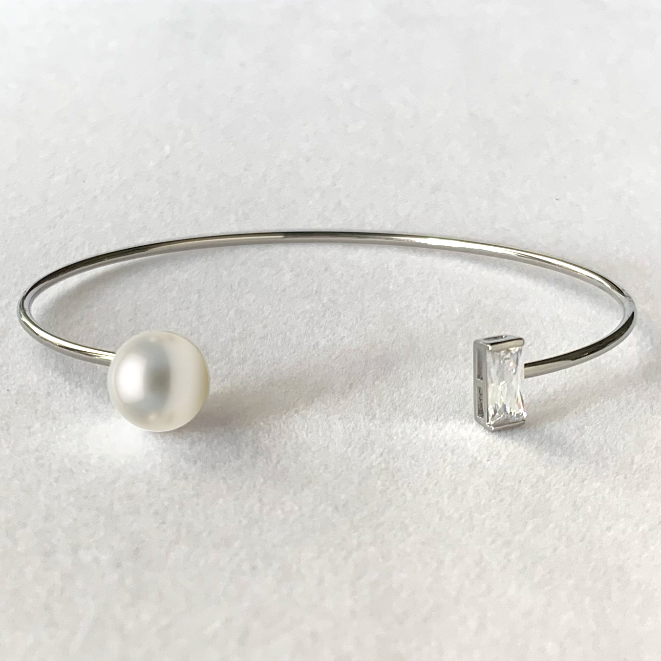 St. John Modern Pearl Cuff Bracelet