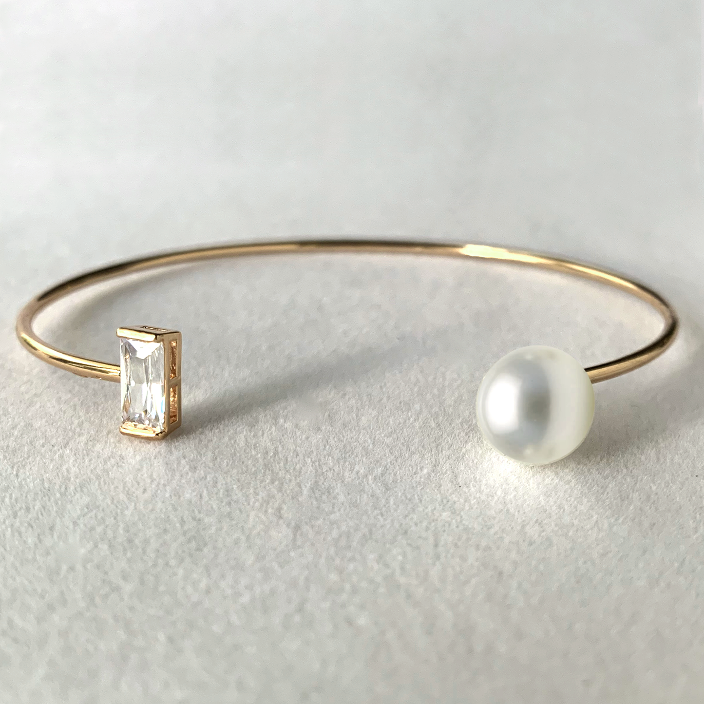 St. John Modern Pearl Cuff Bracelet