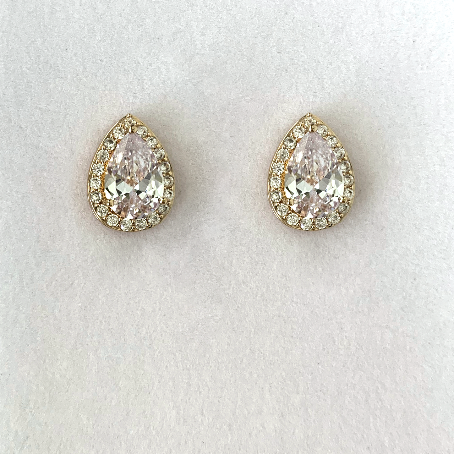 Olivia Pear Stud Earrings