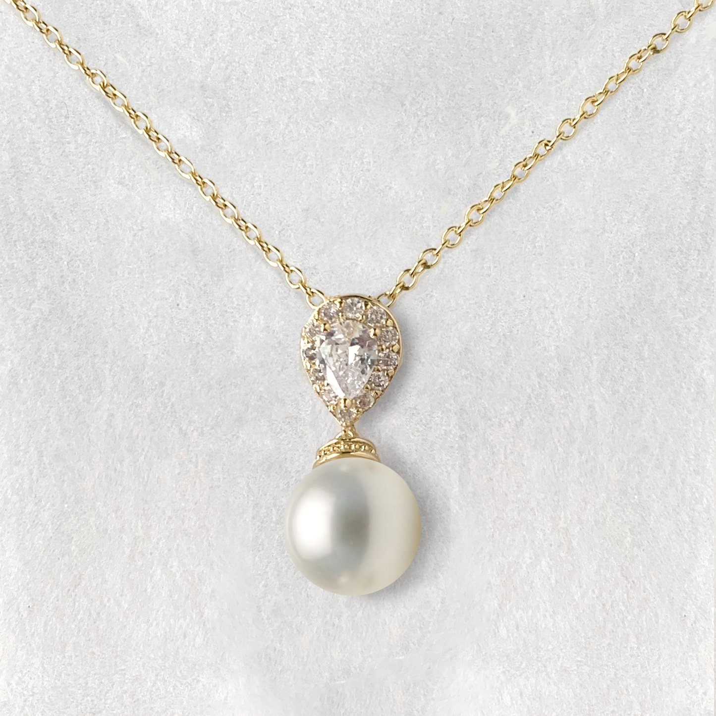 Theodora Pearl Wedding Necklace