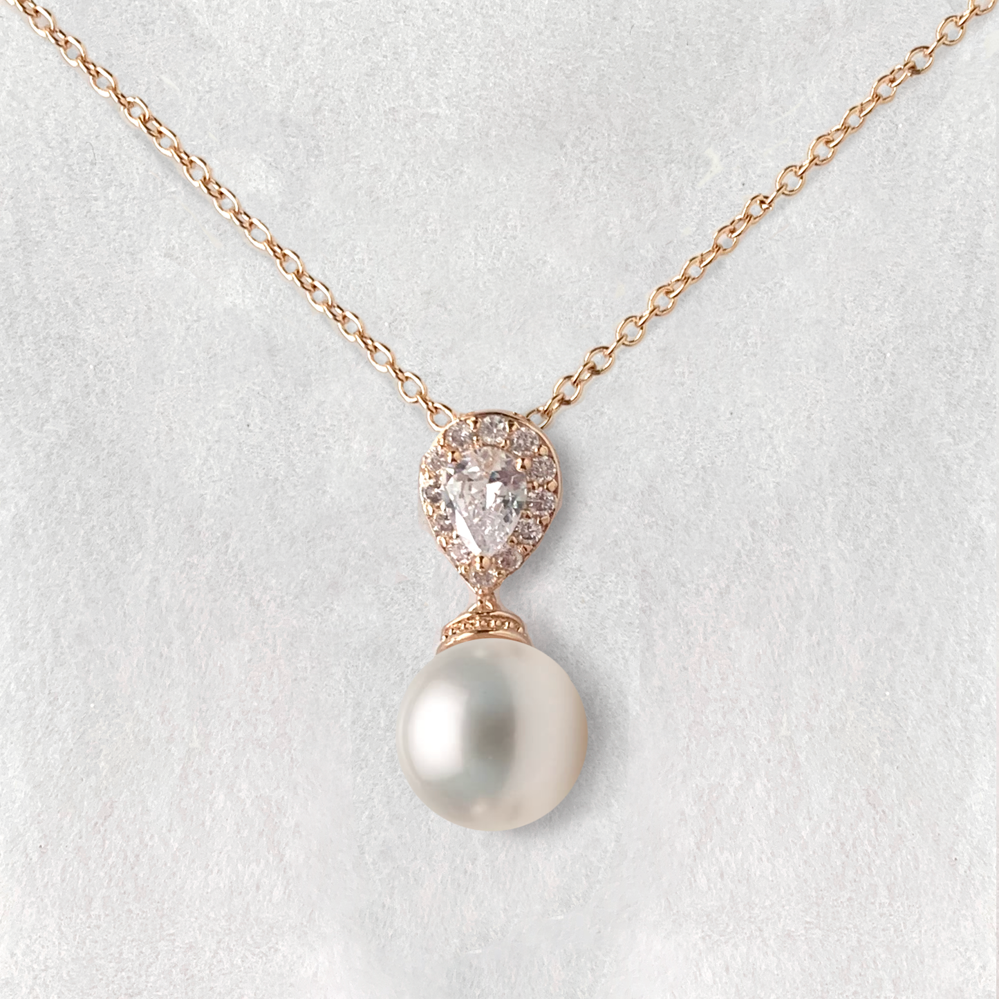 Theodora Pearl Wedding Necklace