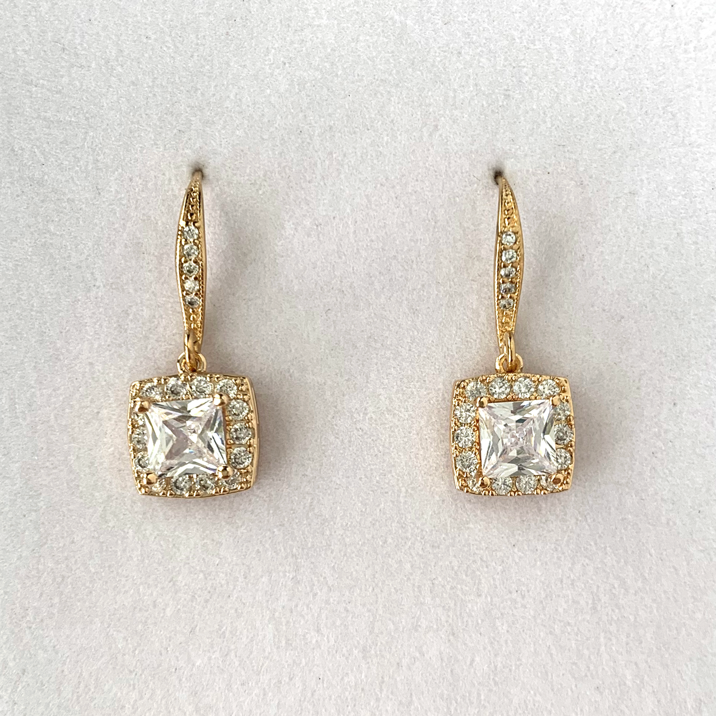 Julia Princess Cut Earrings