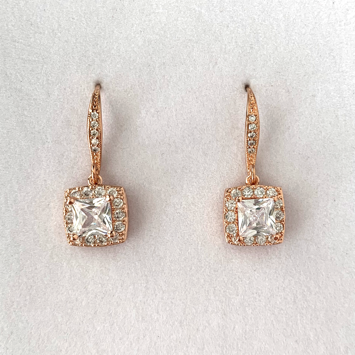 Julia Princess Cut Earrings