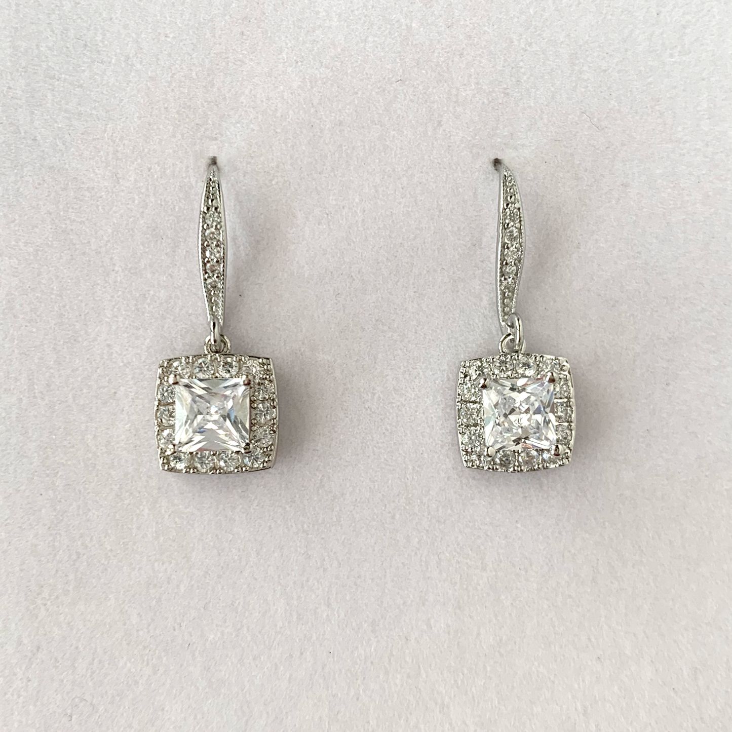 Julia Princess Cut Earrings