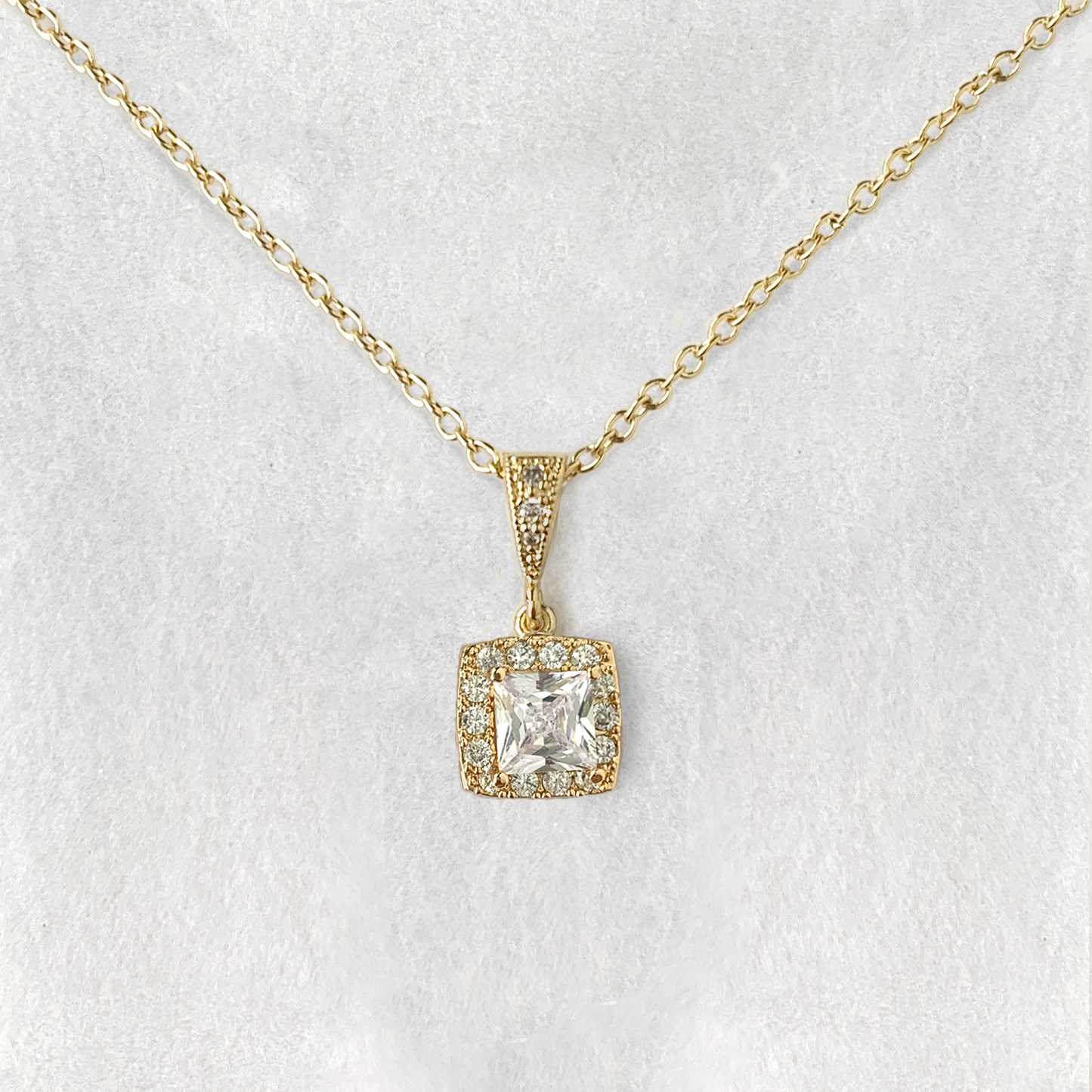 Julia Princess Cut Necklace