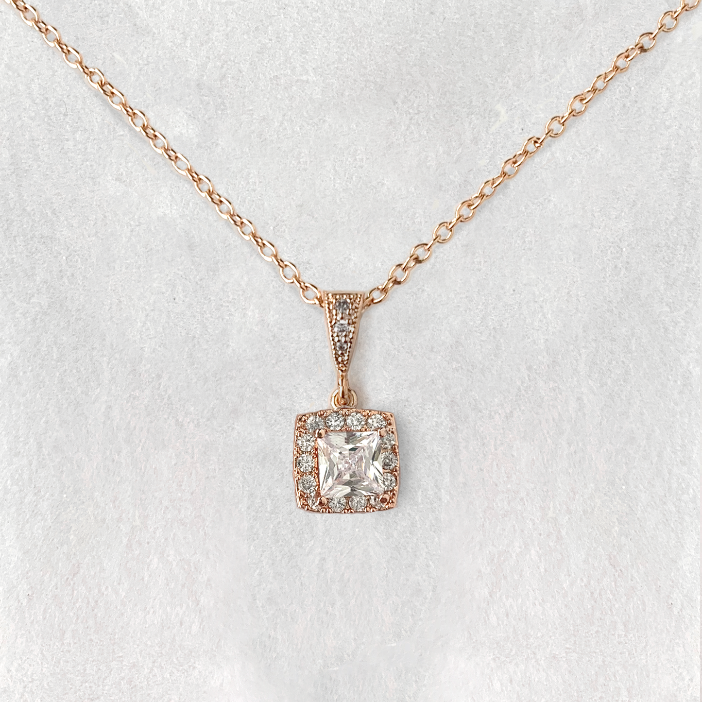 Julia Princess Cut Necklace