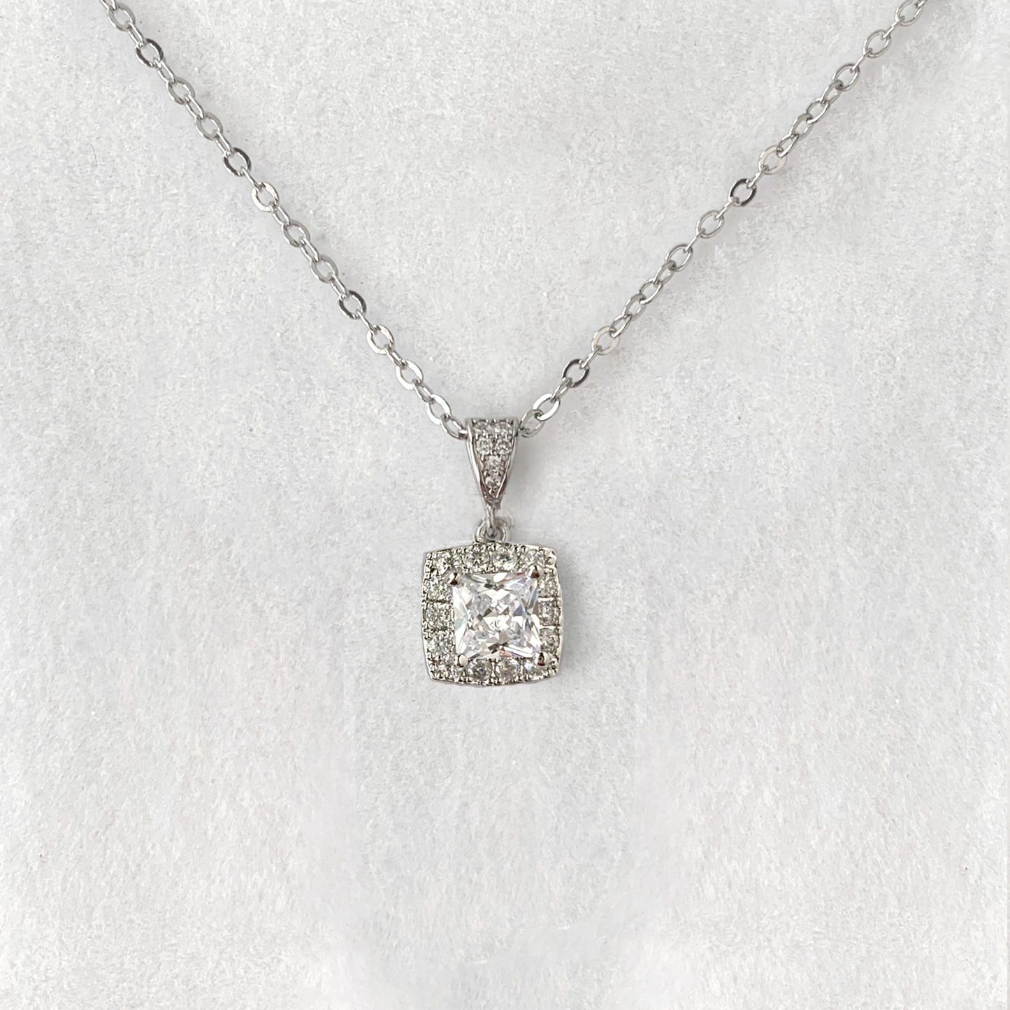 Julia Princess Cut Necklace