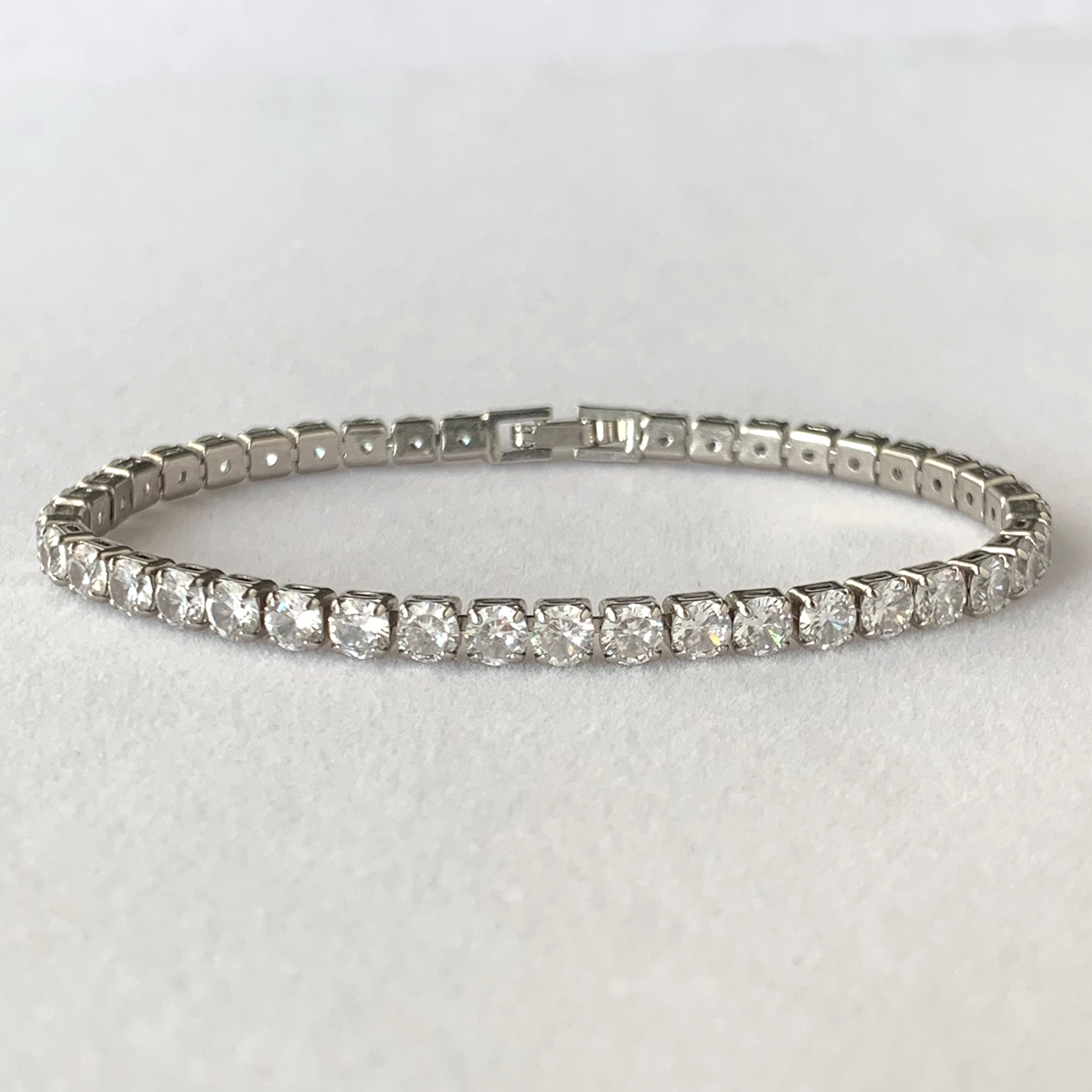 Simulated Diamond Tennis Bracelet
