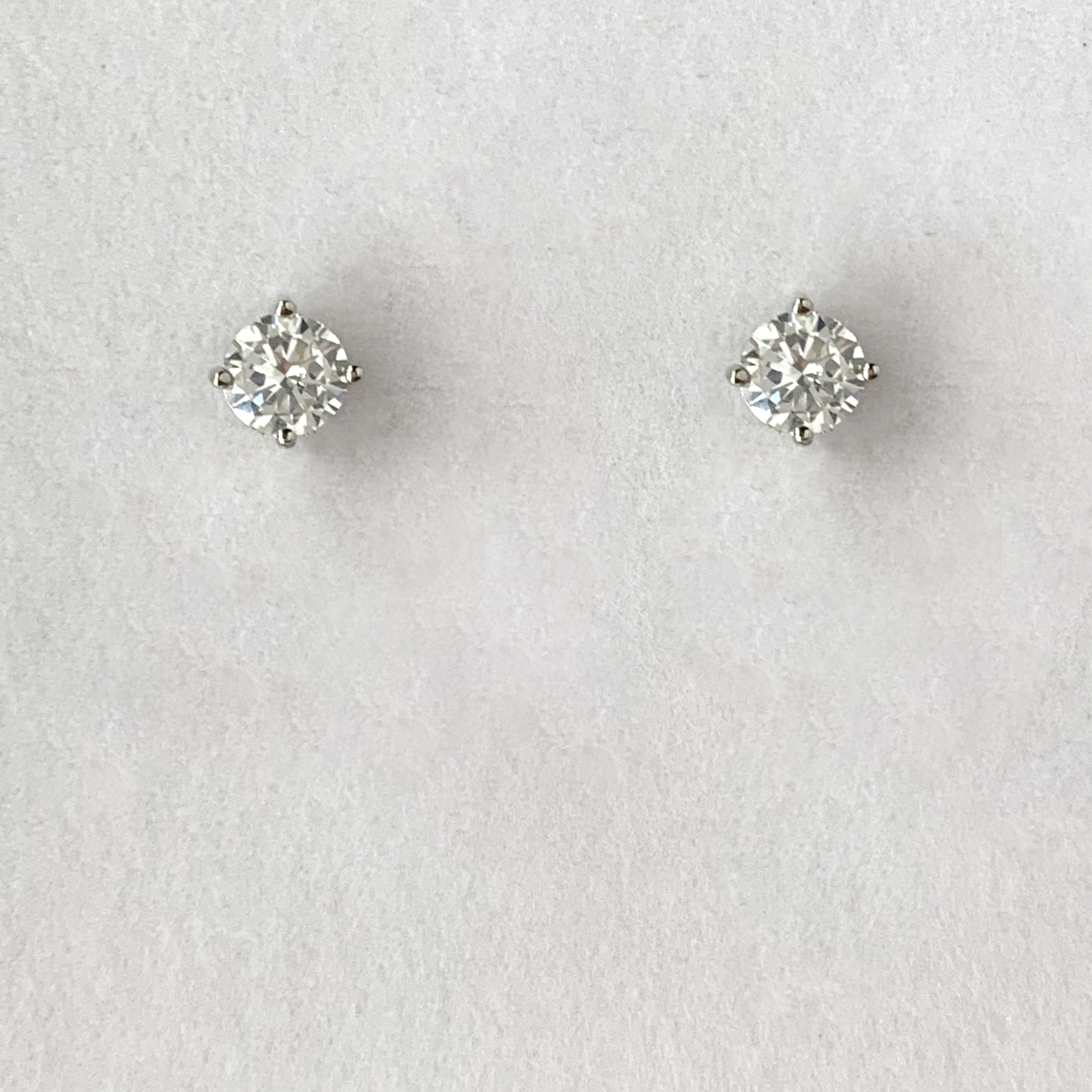 Solitaire Stud Earrings