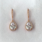 Aurora Halo Teardrop Earrings