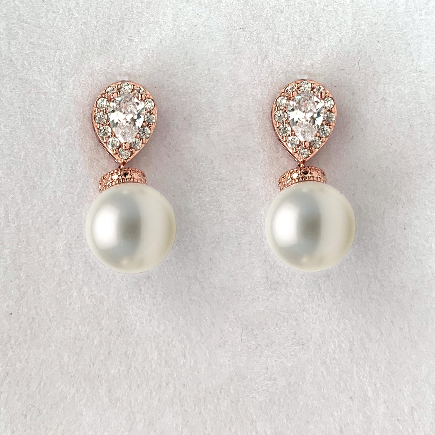 Theodora Pearl Wedding Earrings