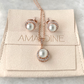 Pearl Halo Earrings