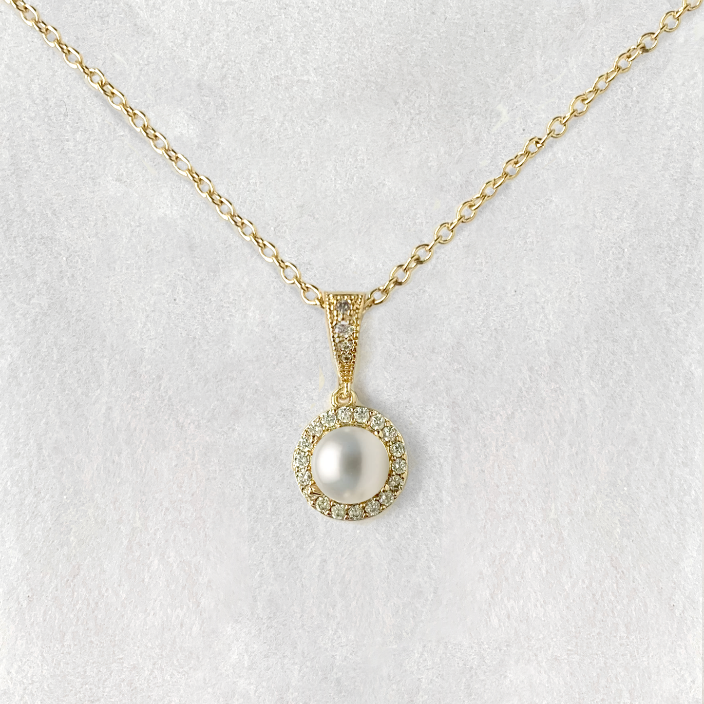 Pearl Halo Necklace