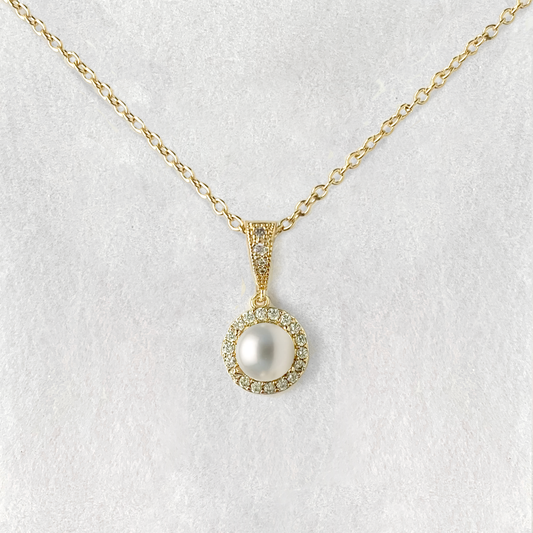 Pearl Halo Necklace